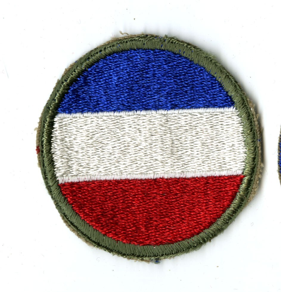 Army Ground Forces White Back Patch WWII Original