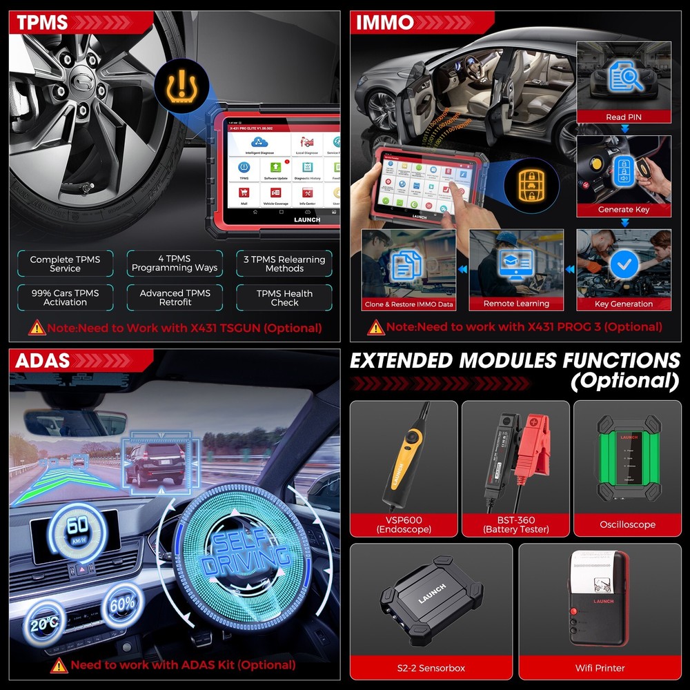 2025 LAUNCH X431 Pro Elite V+ PRO5 Bidirectional Car Diagnostic Scanner Coding