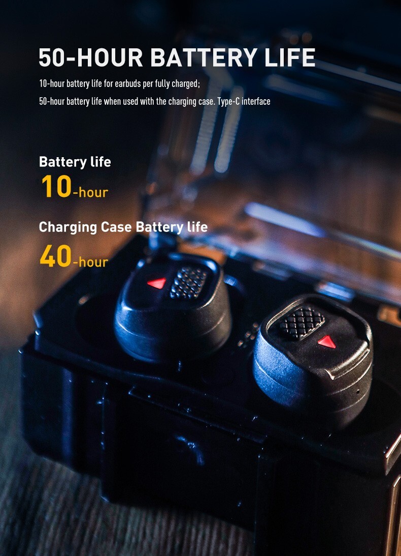 EARMOR M20T Pro Electronic Shooting Ear Protection, NRR 30dB Bluetooth 5.4