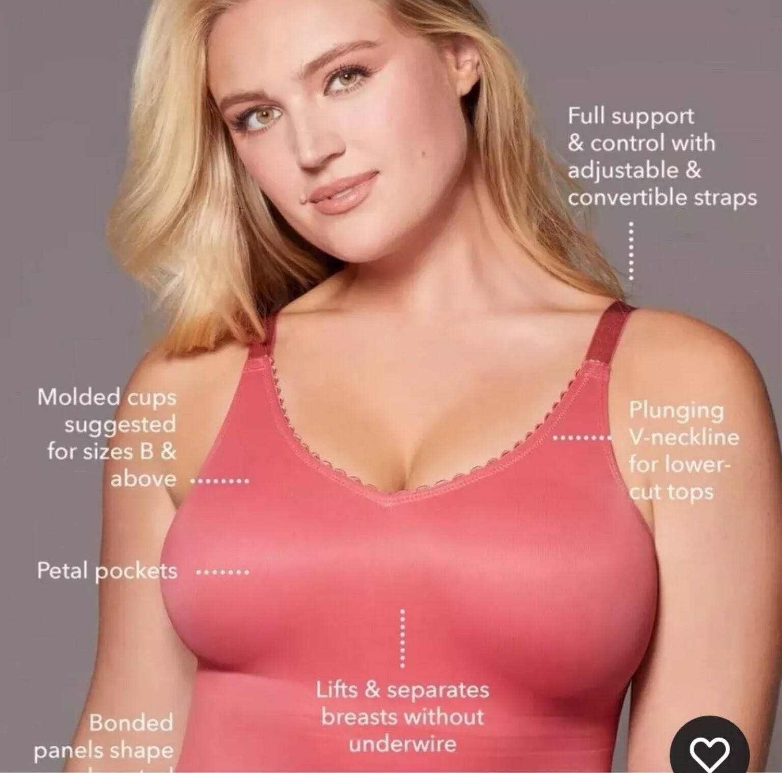 Ruby Ribbon new Heritage Cami #1867