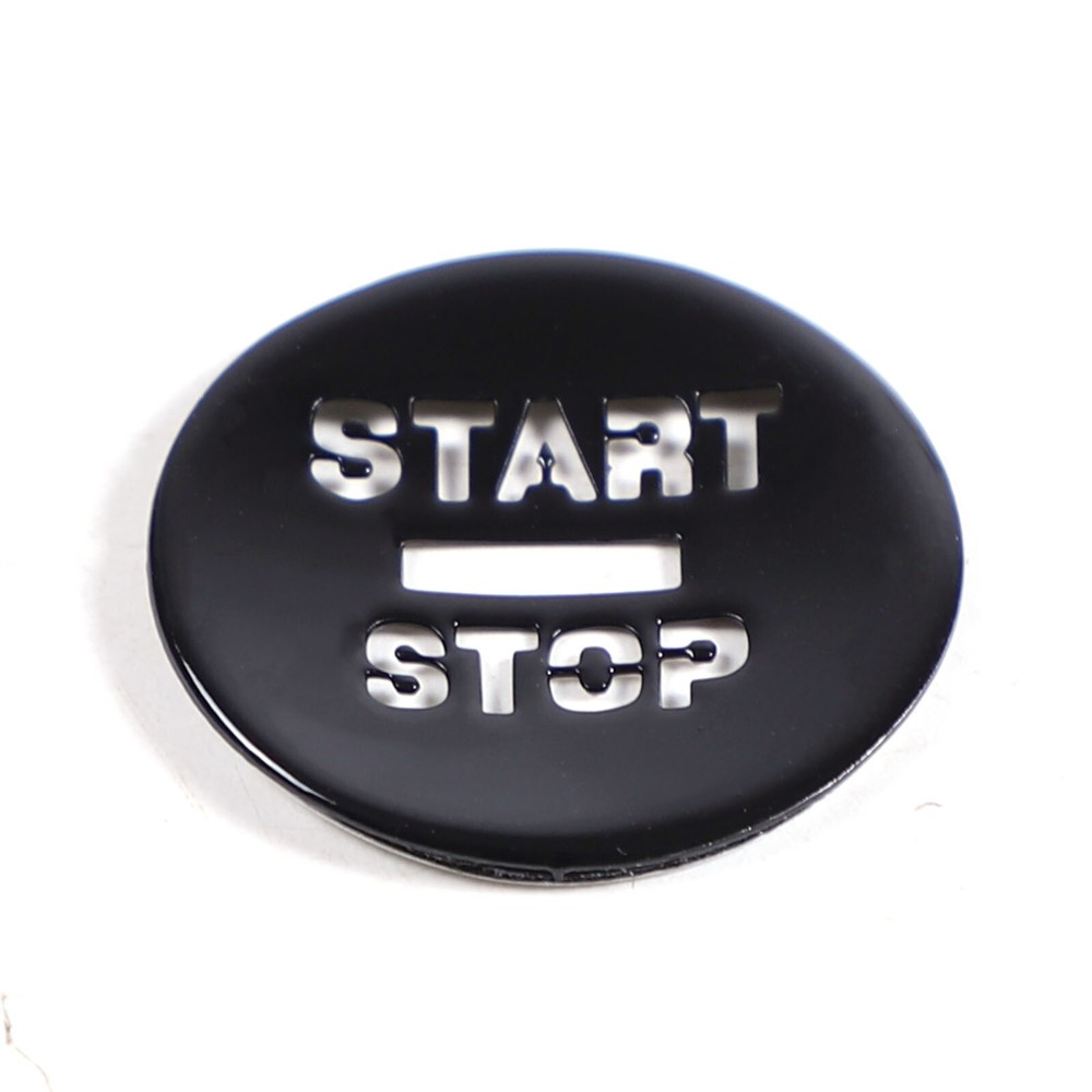 Glossy Black Engine Start Stop Push Button Switch Cover For Jaguar XF 2008-2015
