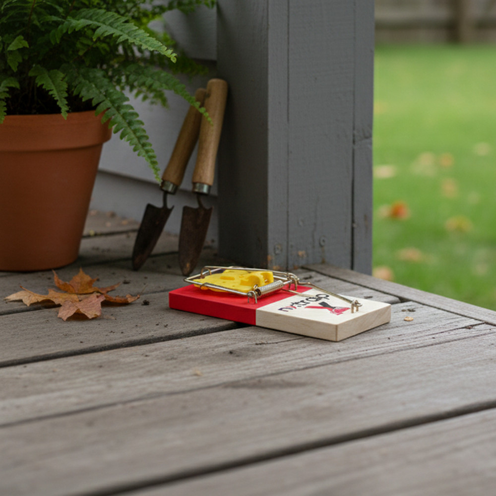 Easy Set Wood/Plastic Mouse Trap 4-Count