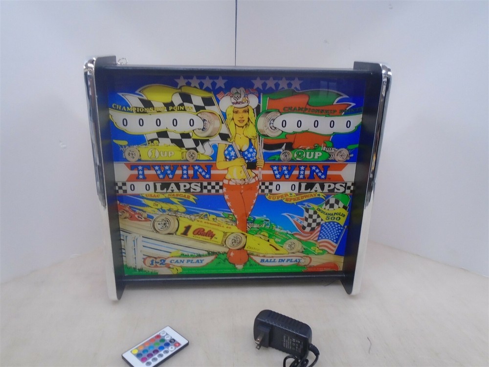 Bally Twin Win Pinball Head LED Display light box
