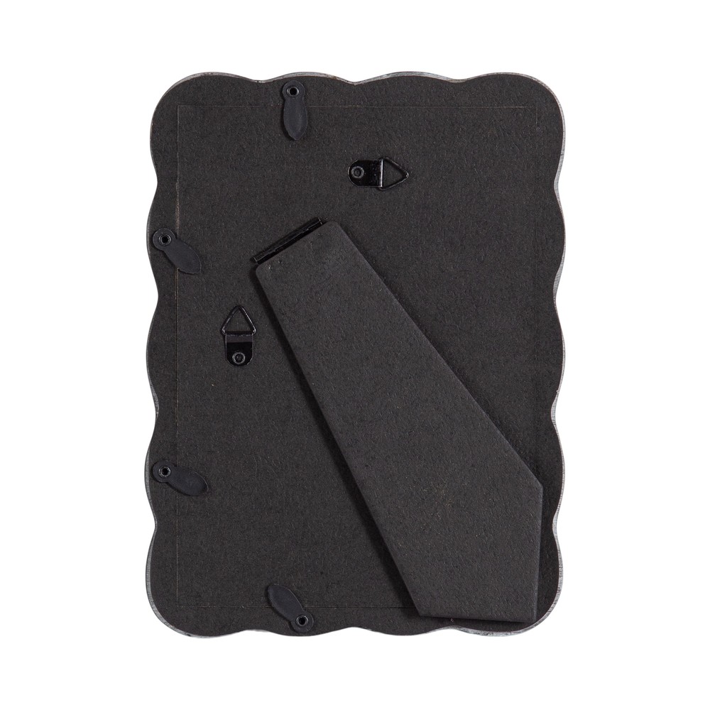 5x7 Wavy Black Picture Frame