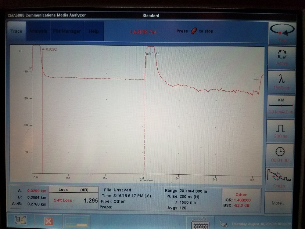 NETTEST CMA5000 OTDR 1310/1550