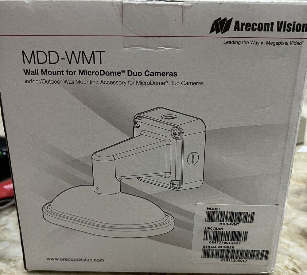 Arecont Vision Costar MDD-WMT Camera Wall Mount MicroDome Duo
