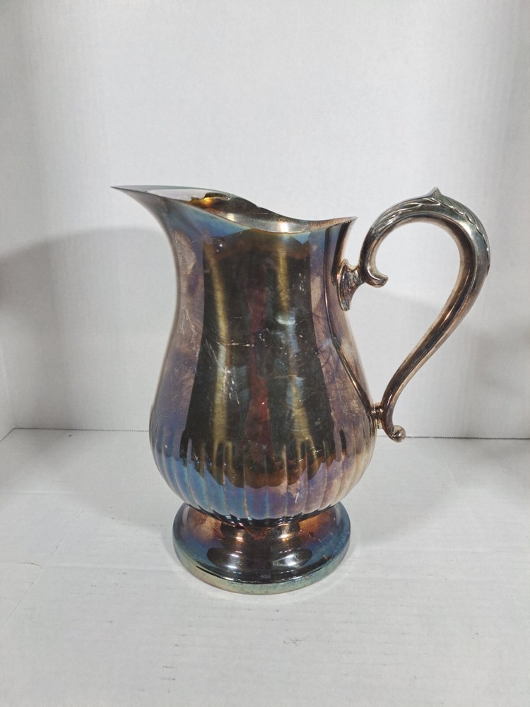 Vintage Towle Silverplate 5881 Footed Serving Pitcher