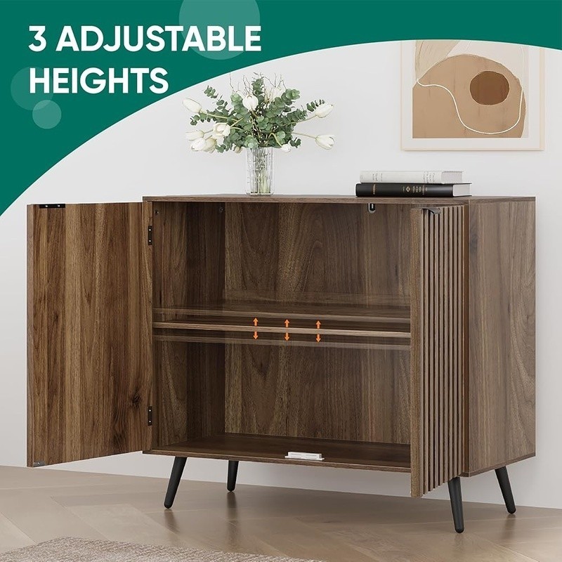 Multi-Functional Sideboard Storage Cabinet Adjustable Design Large Capacity New