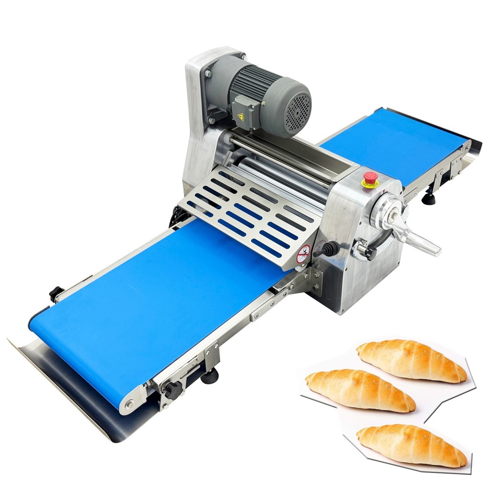 Dough Sheeter Reversible Electric Foldable Dough Pressing Machine Pastry Sheeter