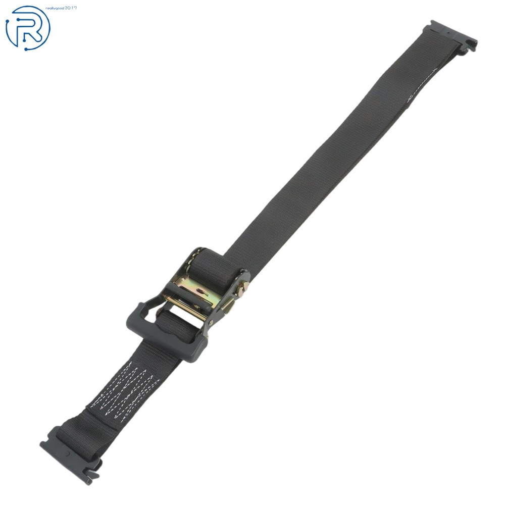 Durable E Track Wheel Chock System 6' Ratchet Tie Down Strap Secure Cargo 1 Pack