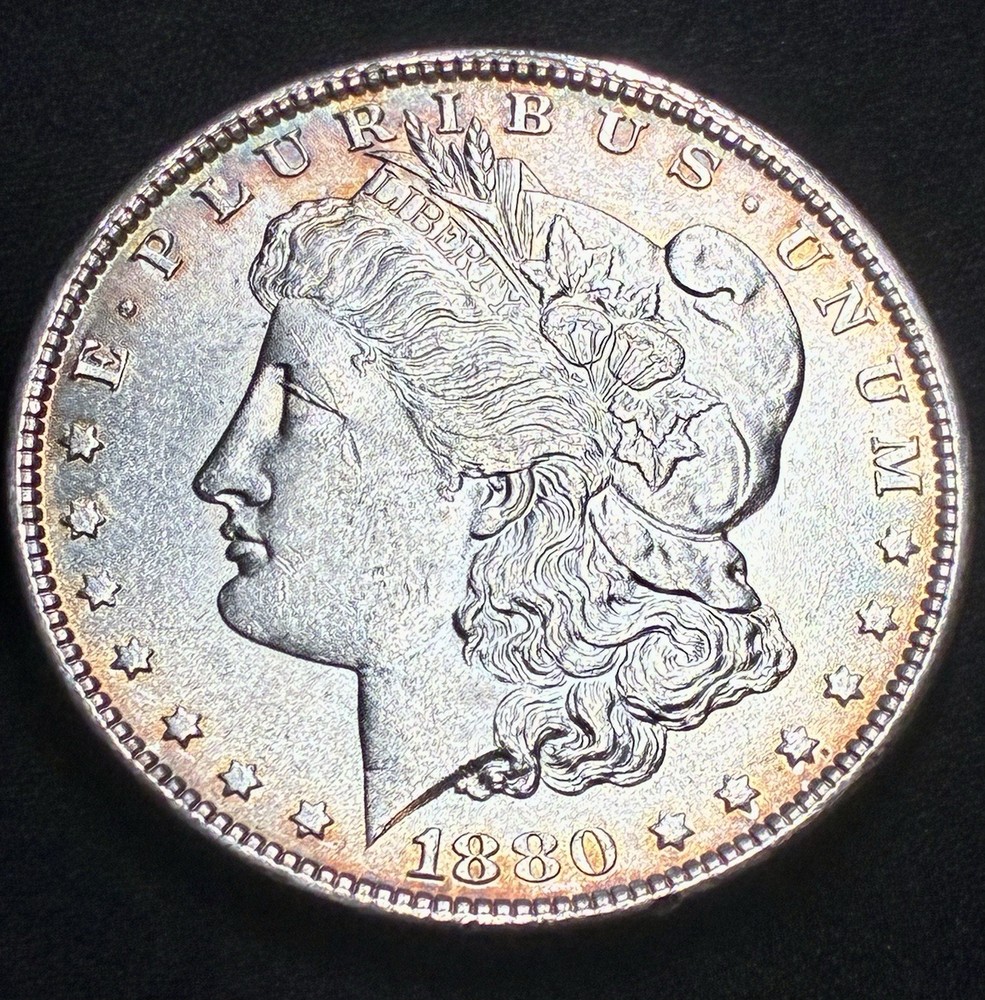 1880-O Morgan Silver Dollar (BETTER DATE, ORIGINAL LUSTER) UNC+++