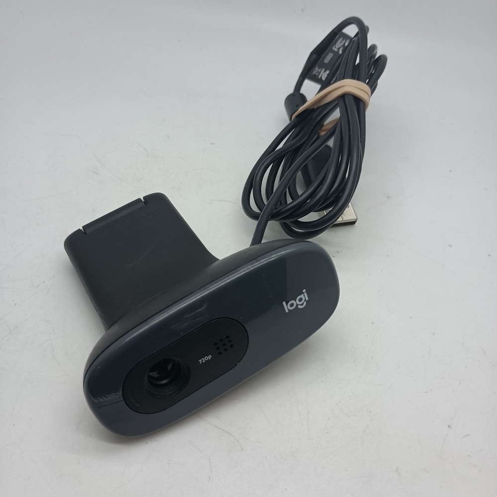 #AG) Logitech HD Webcam 720p Logi V-U0018 Built In Microphone USB Camera