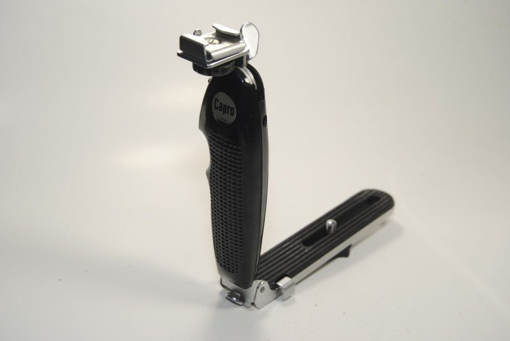 Capro Folding Adjustable Head Camera Flash Bracket - Made in Japan