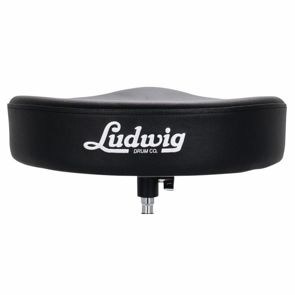 Ludwig LP50TH Pro Series Saddle Drum Throne, Black