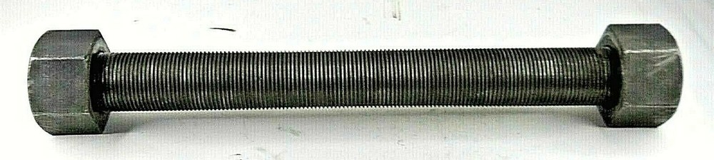 2"-8 X 19 1/2" GRADE B7 FULLY THREADED STUD W/ 2 GRADE 2H HEX NUTS