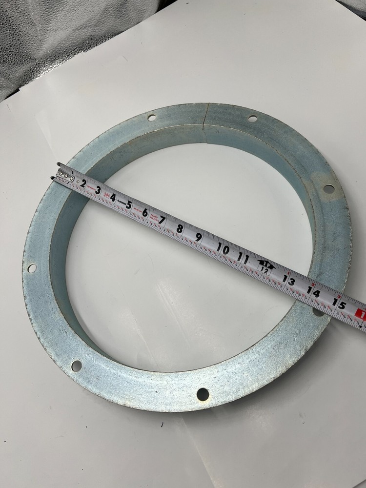 Nordfab Galvanized Steel Round Angle Flange Adapter (Angle Ring) 15" diameter