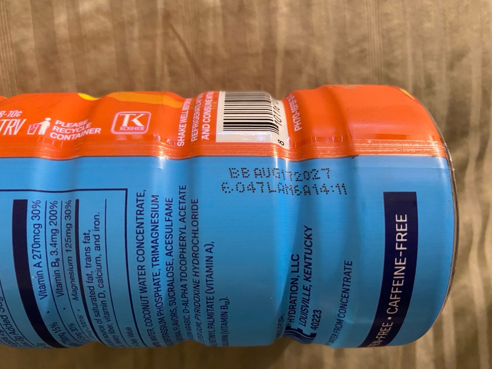 NEW LIMITED FROSTBITE FUSION PRIME HYDRATION DRINK 16.9 FL OZ KYRO & LUKEN