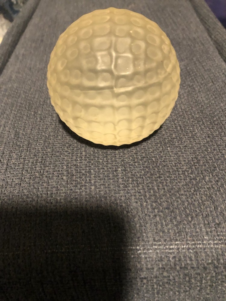 Cloud Glass Golf Ball Paperweight