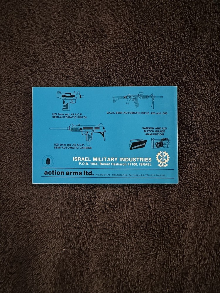 Uzi Instruction Manual