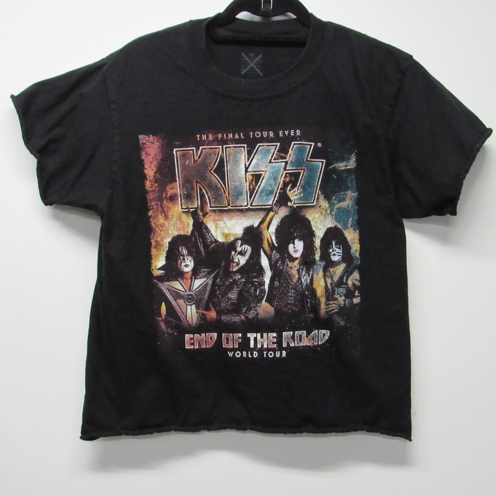 KISS End Of The Road World Tour Cut Off T Shirt sz Medium