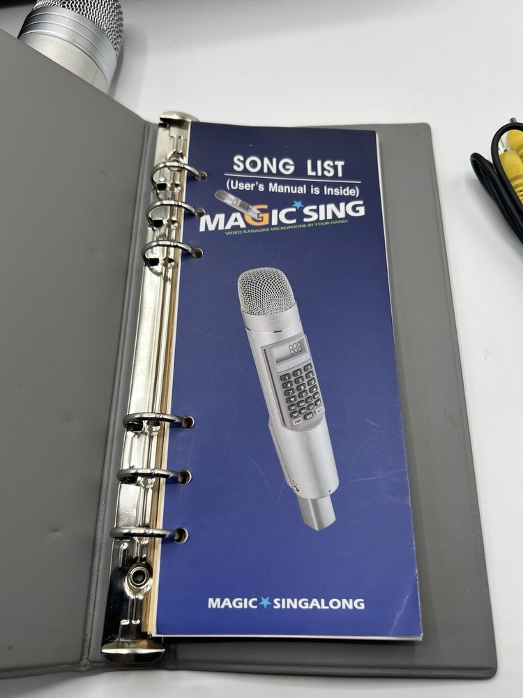Magic Sing ii Enter Tech Karaoke Microphone EXCELLENT CONDITION, WORKING