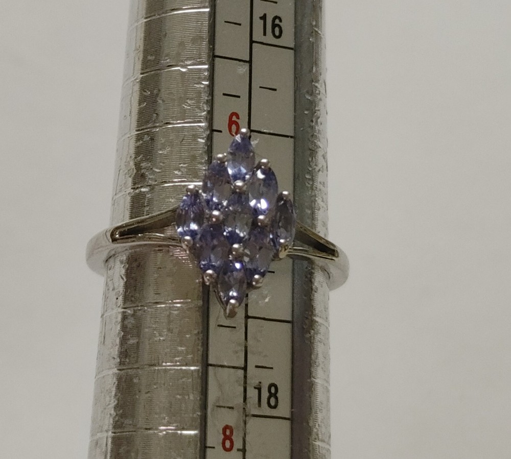 925 Tanzanite Ring And Pendant & Chain