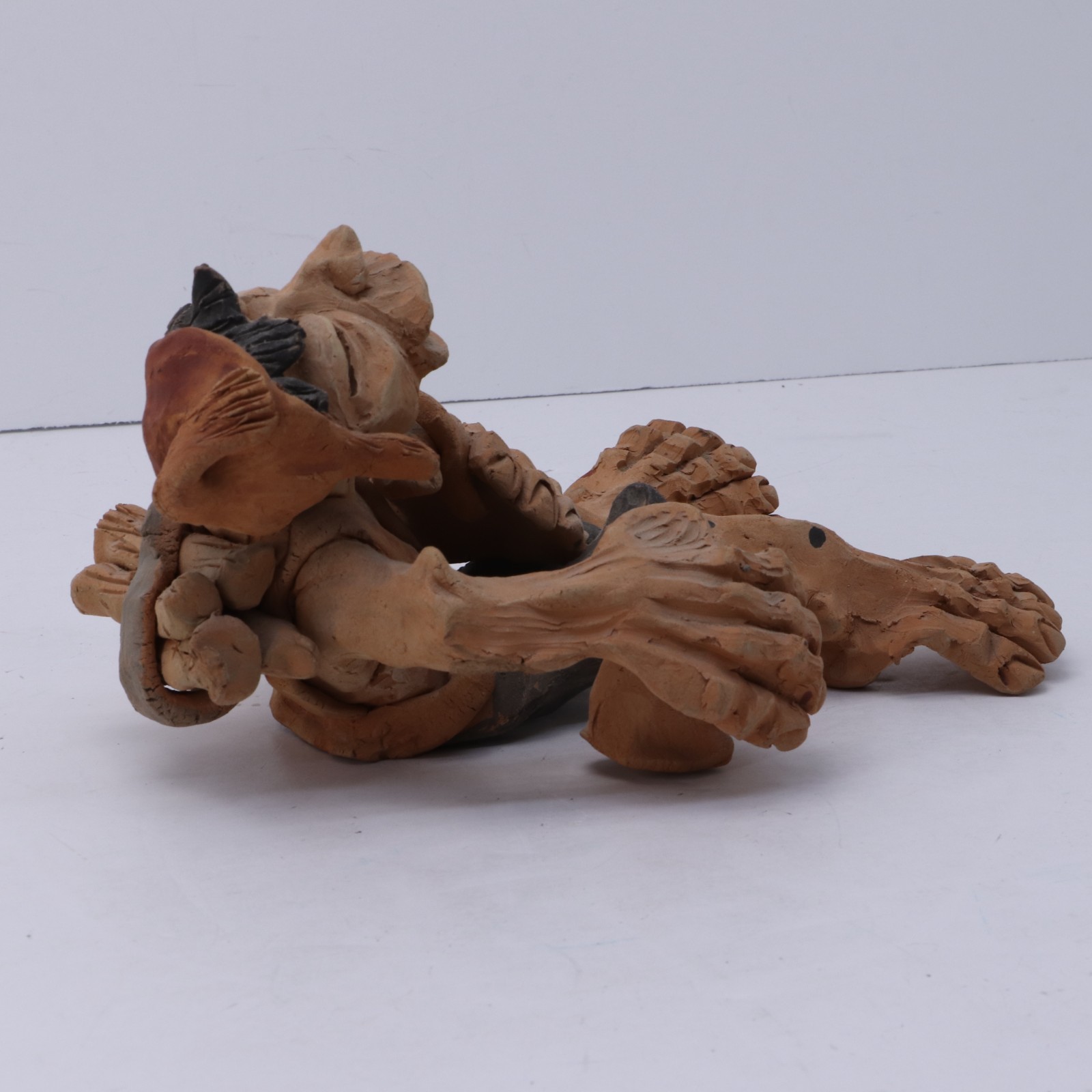 Quechuan Edilberto Merida Cusco Peru Sculpture Peruvian Folk Art Clay Pottery