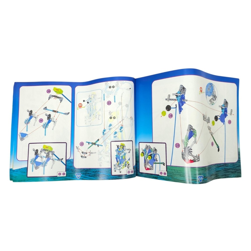 K'NEX Cyber Cybots Instruction Manual 18005 Programmable Robots 2000 Edition