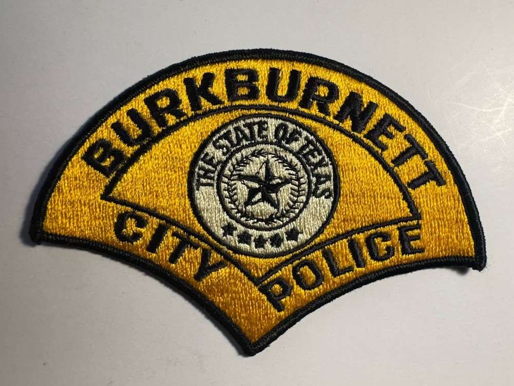 Burkburnett Texas Police Patch
