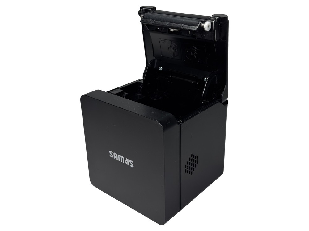 TESTED Sam4s GCUBE-102D Compact High-speed Thermal POS Receipt Printer USB LAN