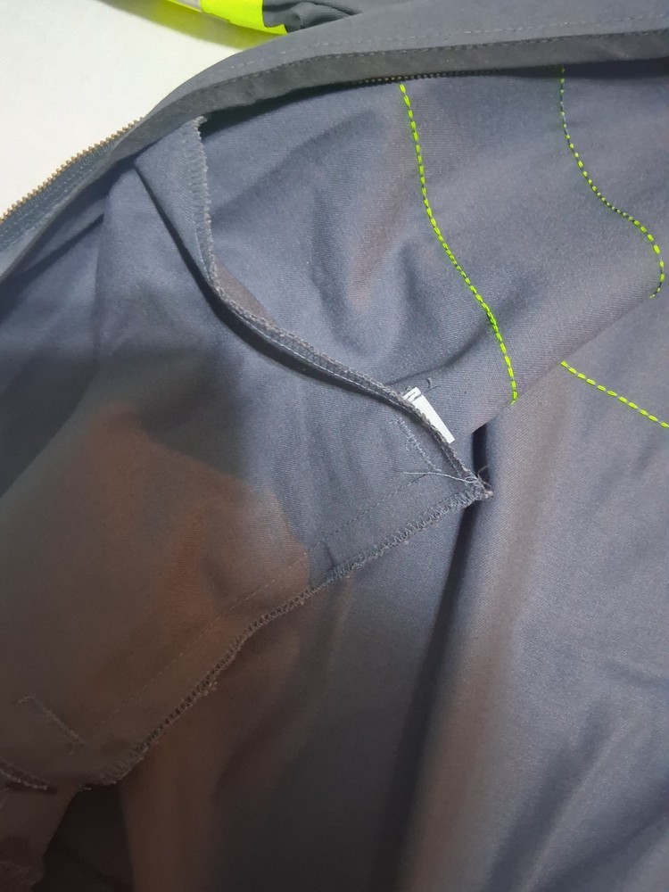 Mens Enhanced Visibility Work Bomber Jacket 2XL Regular Grey