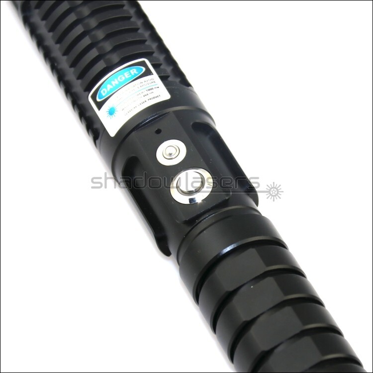BX7-M 450nm Adjustable Focus Blue Laser Pointer Visible Laser Beam