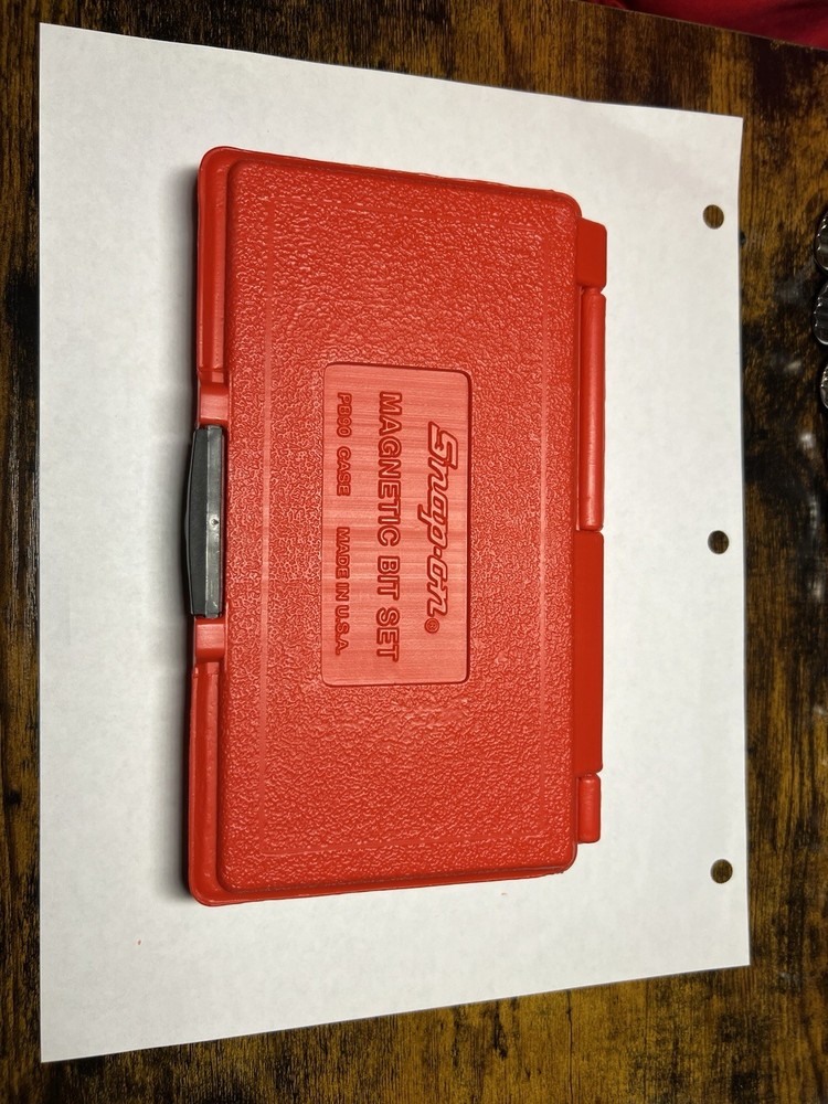 Snap On Magnetic Master Ratcheting Screwdriver Bit Set W/Case SDM400A NEW