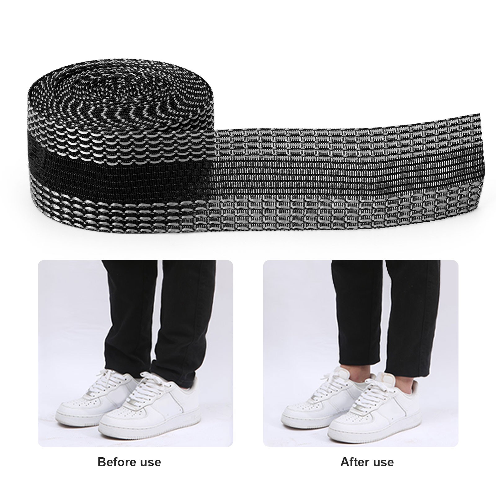 10 Iron-On Hemming Tape Fabric Fusing Strip for Clothing Repair