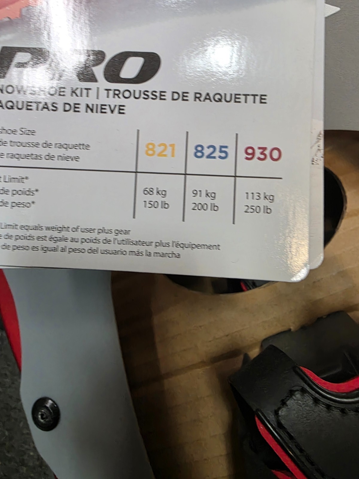 ALPTREK PRO 930 Snowshoes Complete Kit w/ Poles Bag 250lb Capacity Large 30"