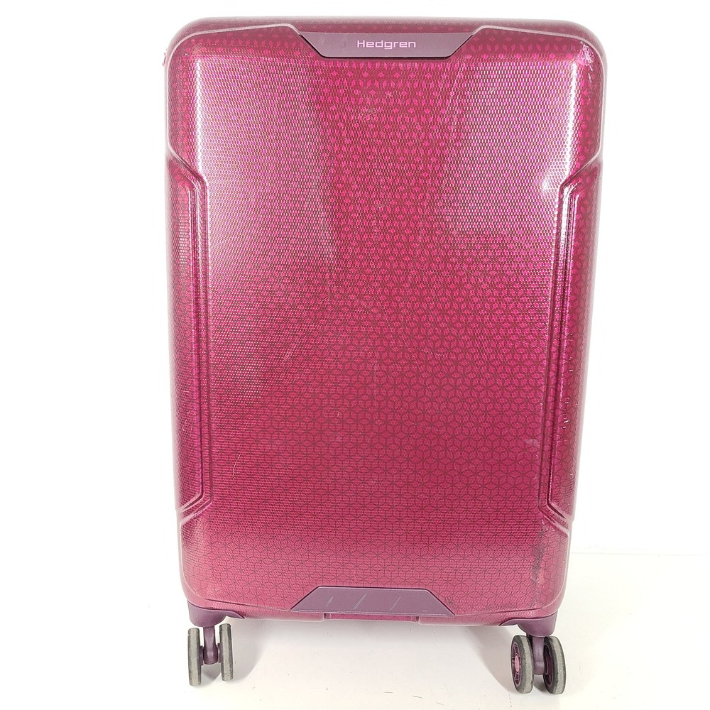 Hedgren Freestyle Glide 25" Hardside Expandable Spinner Light TSA Lock Beet Red