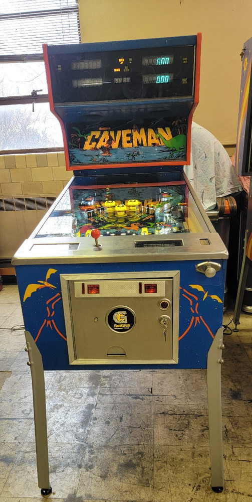 1982 Gottlieb Caveman Pinball Machine