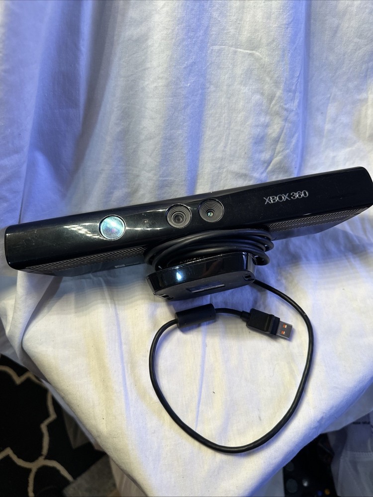 Genuine Microsoft Xbox 360 Kinect Connect Black Sensor Bar interactive gaming