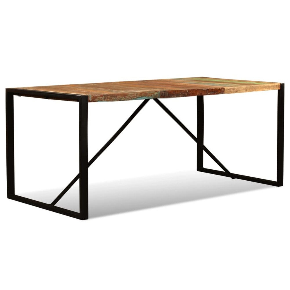Dining Table Kitchen Table Dining Room Dinner Table Solid Reclaimed Wood vidaXL