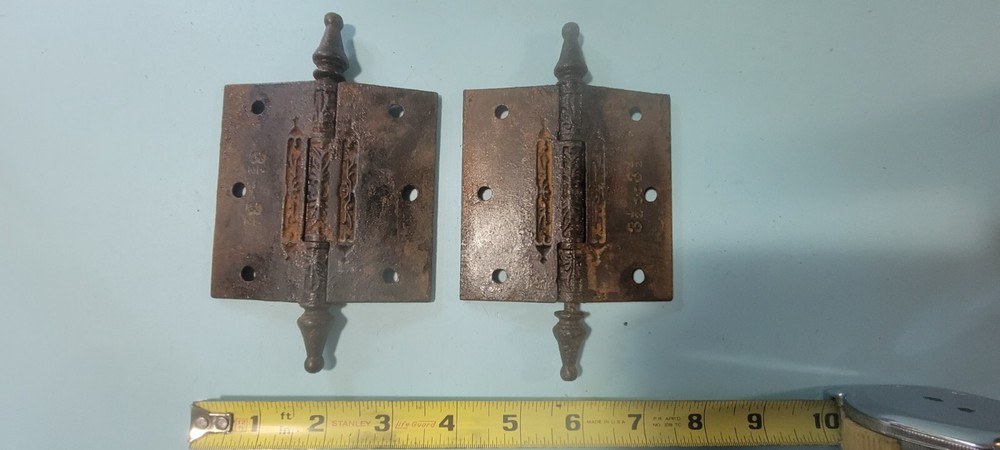 Antique Door Hinges Set