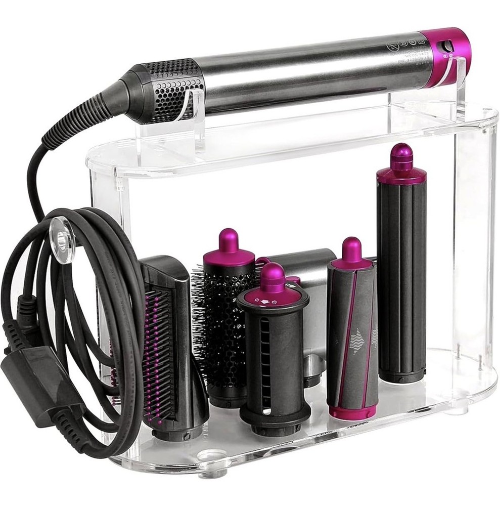 Storage Holder Compatible with Dyson Airwrap Styler Accessories, Acrylic