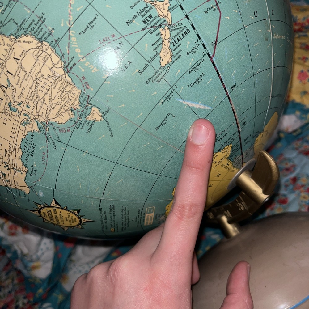 1950’s Vintage Globe by Cram’s Universal 12"