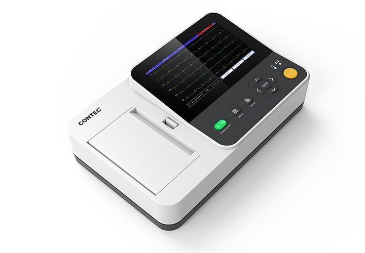 Touchscreen 6-channel 12-Lead ECG EKG Machine Electrocardiograph Interpretation