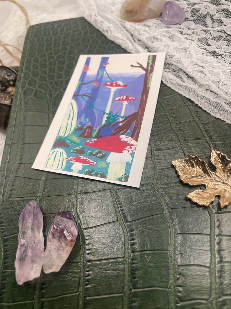 ACEO Edition | Mini Art Print | Mushroom Forest