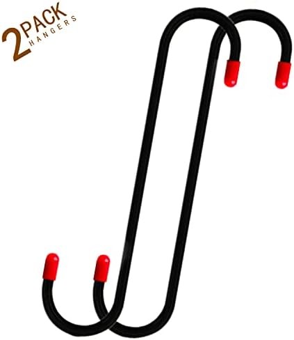 2 PCS Brake Caliper Hanger Hooks with Red Rubber
