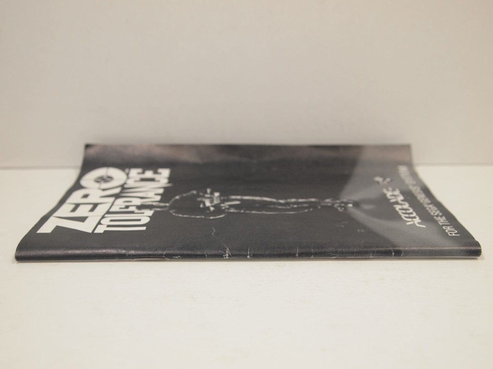 Zero Tolerance (SEGA Genesis) Authentic MANUAL ONLY