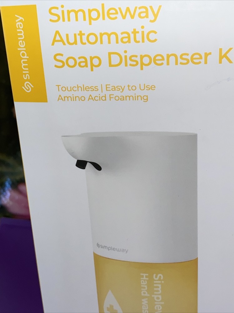 SIMPLEWAY 300ml Touchless Motion Sensor Automatic Foaming Soap Dispenser Kit