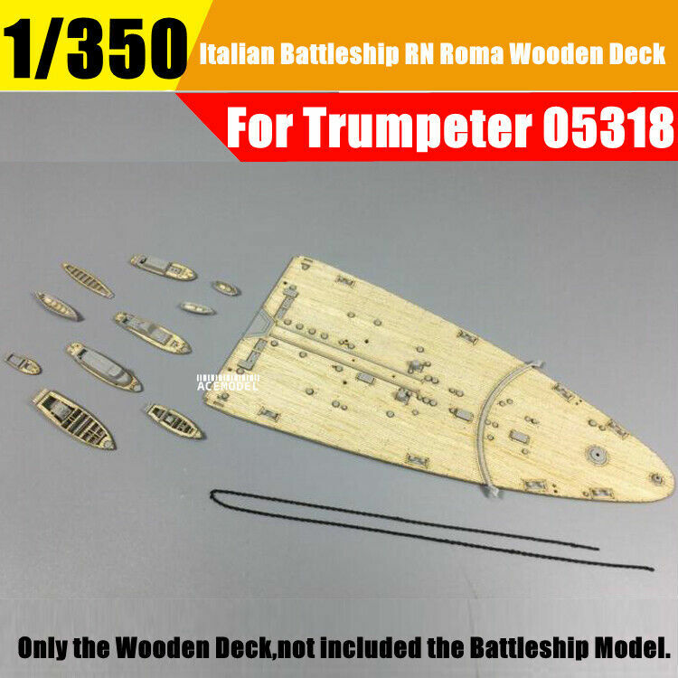 1/350 Italian RN Roma Navy Battleship Super Detail-up Set for Trumpeter 05318