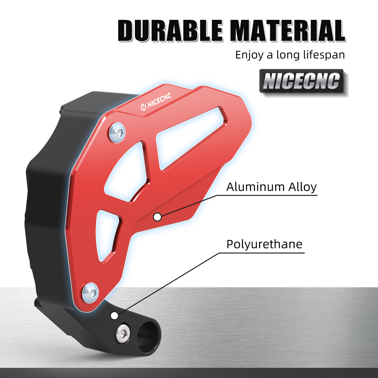 Case Saver Sprocket Cover Chain Guide Guard For Honda TRX450R TRX450ER 2006-2014