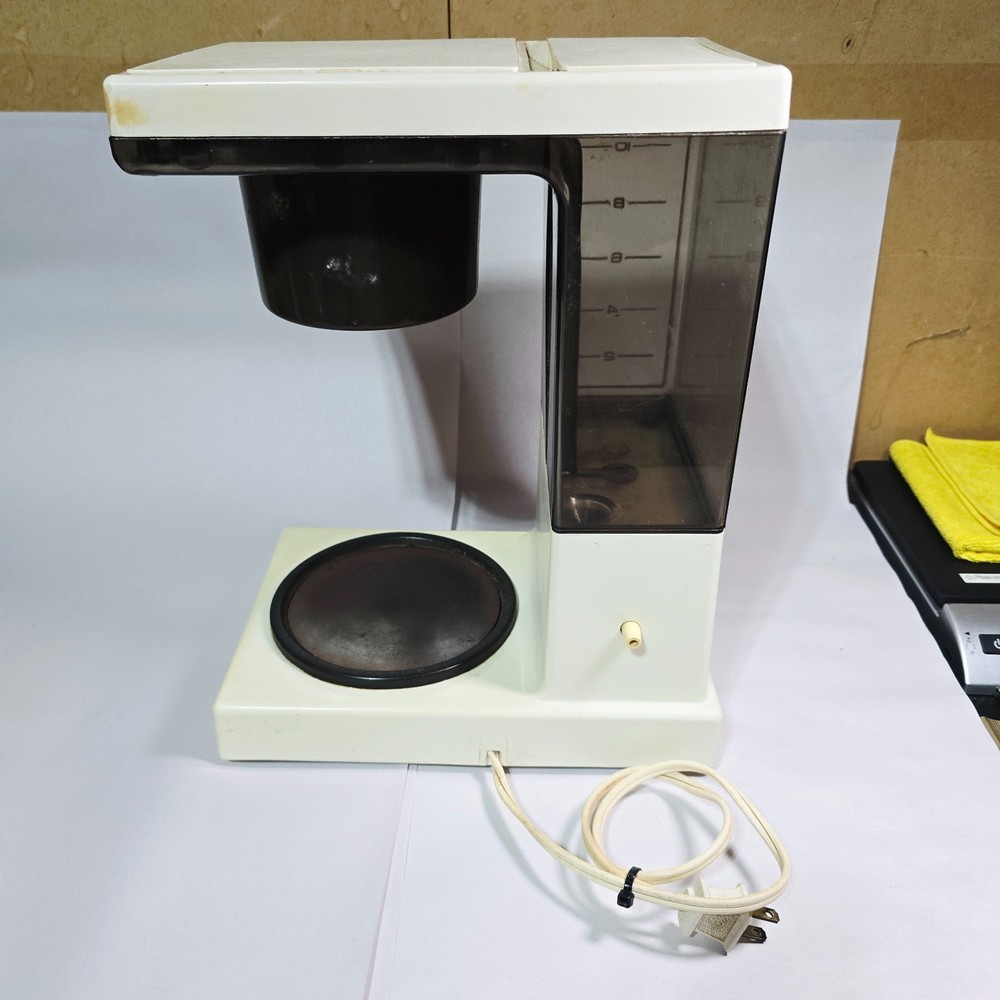 Vintage GE Brew Starter 10700 12 Cup Automatic Drip Coffee Maker Timer 1970s